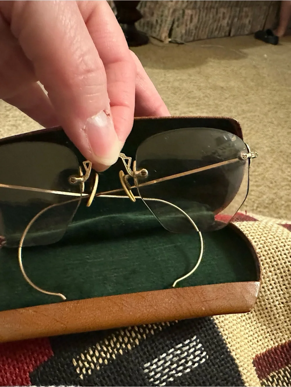American Optical elegant gold